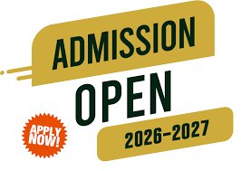 Admission Open for 2026-2027